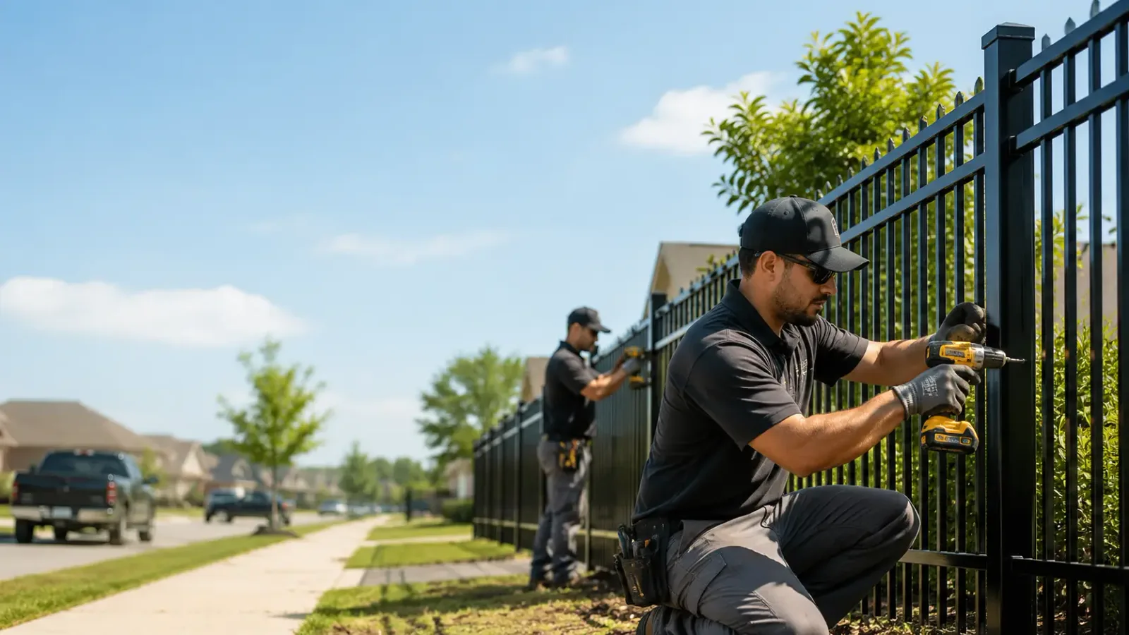 Metal Fence Installation in Roxie, MS